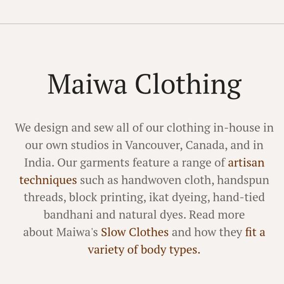 Maiwa Studio 100 Linen  Floral wrap Cropped Top S - Picture 15 of 16